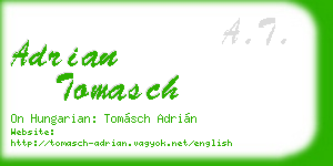 adrian tomasch business card